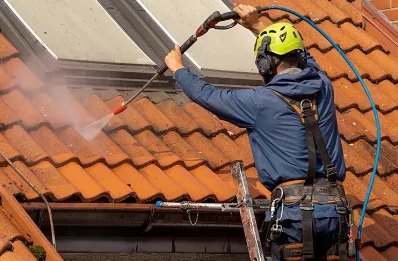 Démoussage et hydrofuge de toiture à Alette